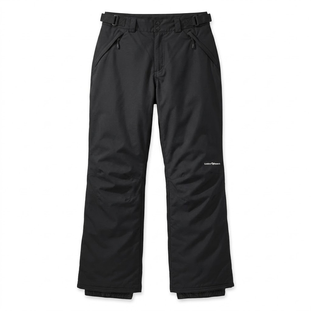Outdoor Gear Mens Black Insulated Snow Pants Ski Snowboard Size M 6812R